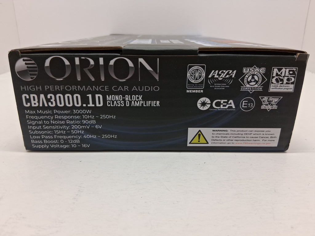 Orion CBA 3000.1D Mono Amplifier