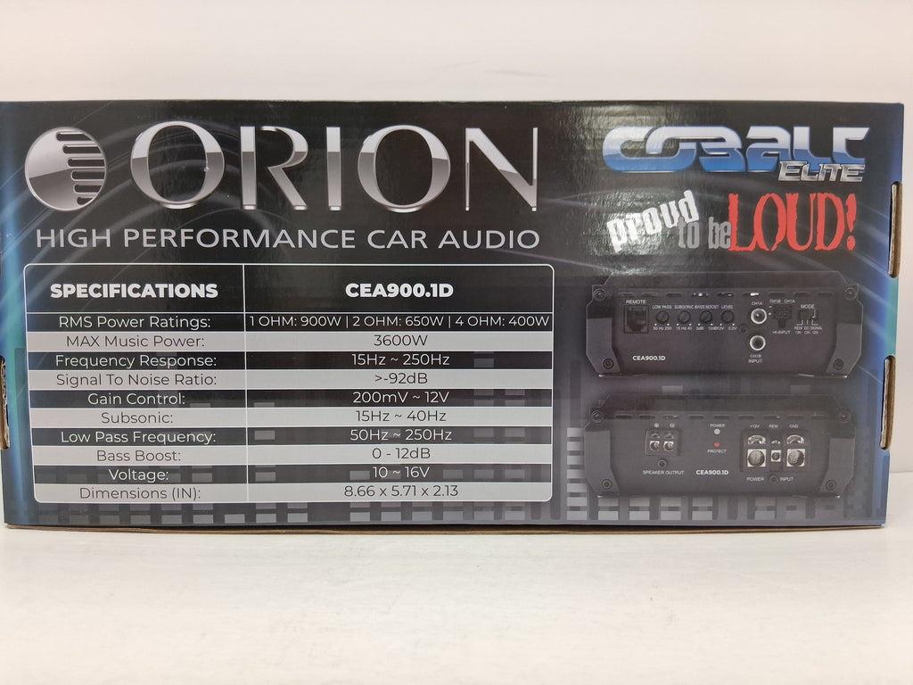 Orion Cobalt Elite CEA-900.1D Amplifier