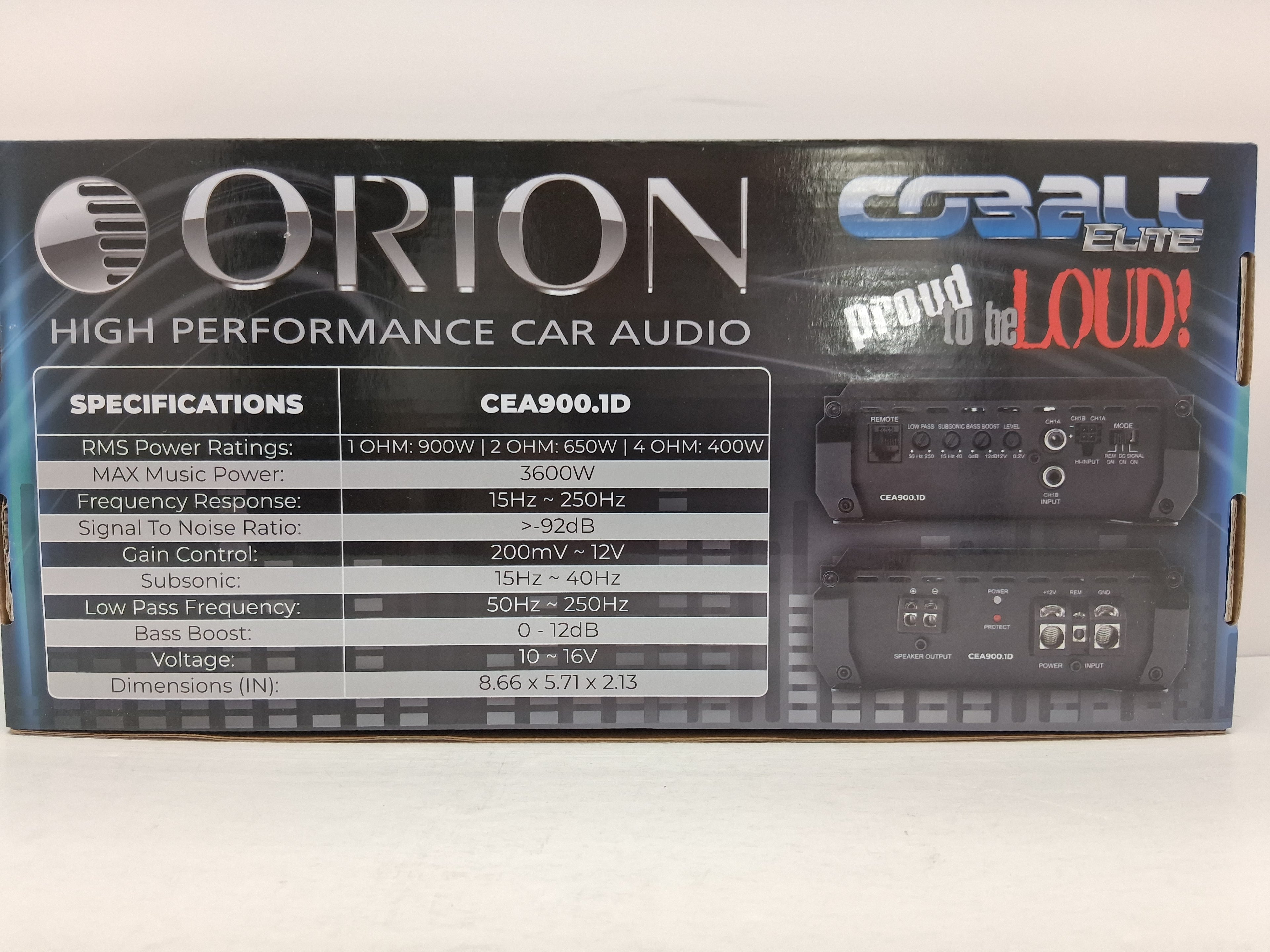 Orion Cobalt Elite CEA-900.1D Amplifier