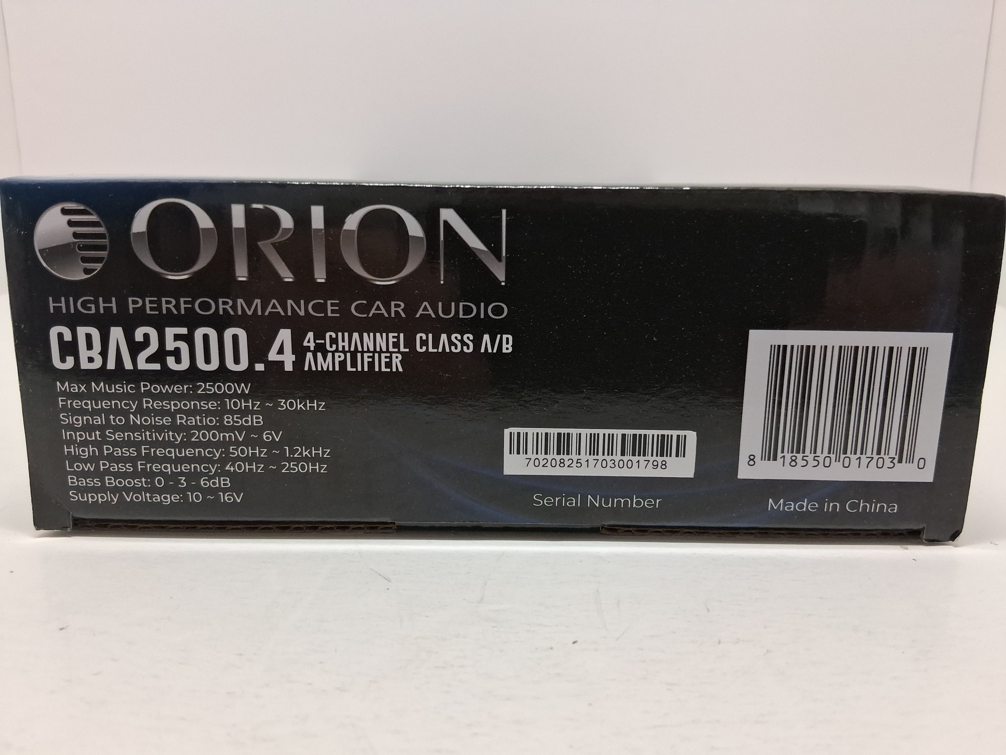 Orion Cba 2500.4 Amplifier