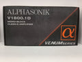 Alphasonik V1800.1D Venum Series Mono Car Audio Amplifier 3600W RMS V1800.1D