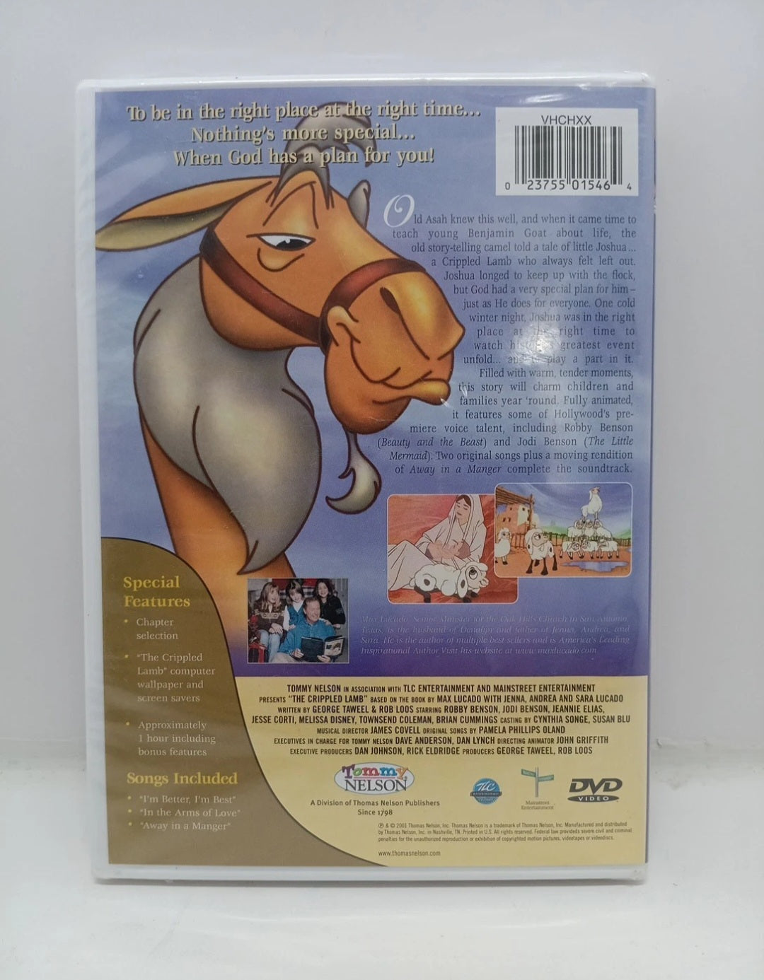 The Crippled Lamb by Max Lucado (2001, DVD) Brand New Sealed