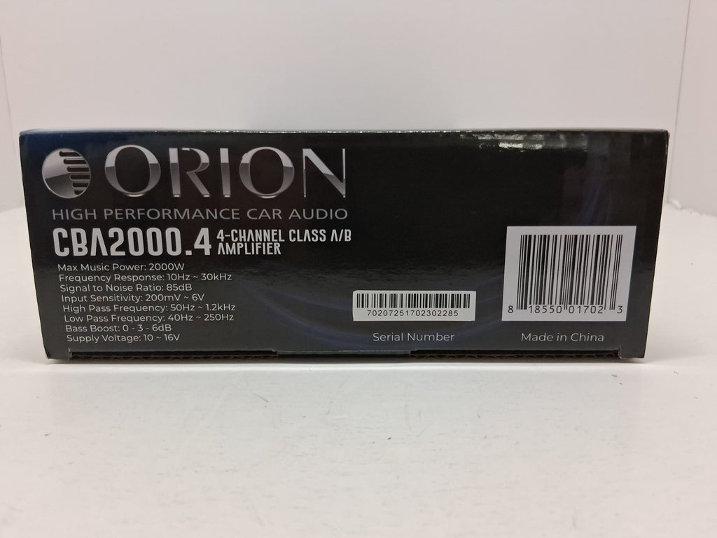 Orion Cobalt 2000.4 Amplifier Brand New