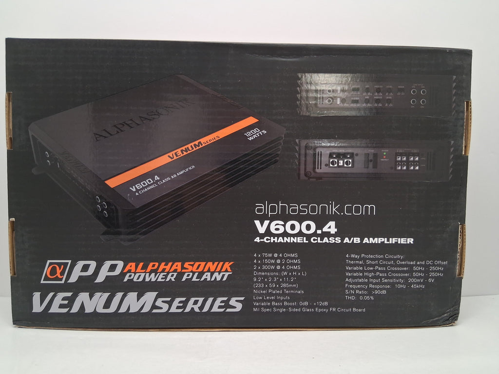 Alphasonik V600.4 Venum Amplifier