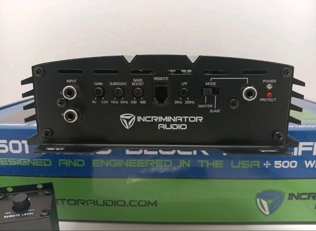 Incriminator Audio I501 Mono Block Amplifier