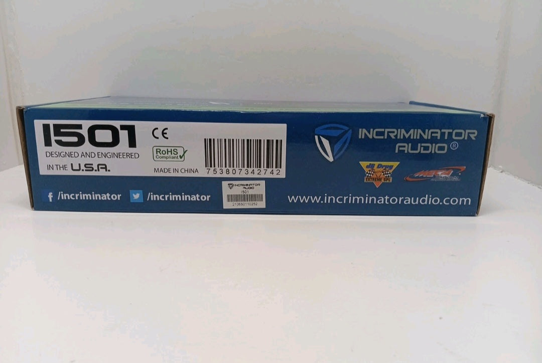 Incriminator Audio I501 Mono Block Amplifier