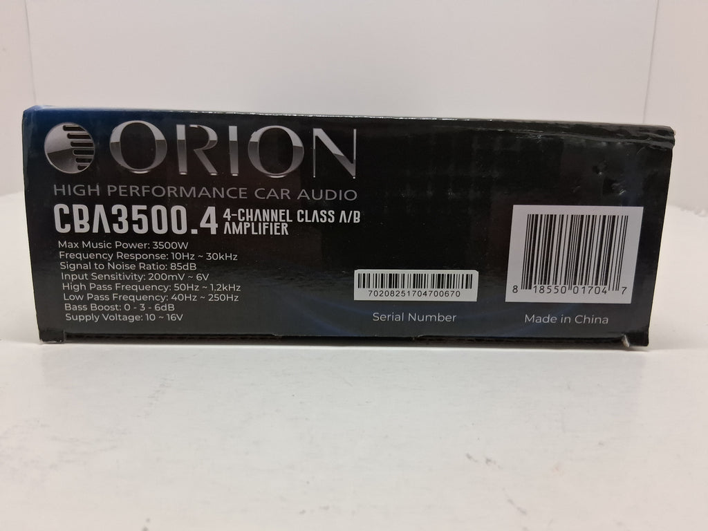 Orion Cobalt CBA 3500.4 Amplifier