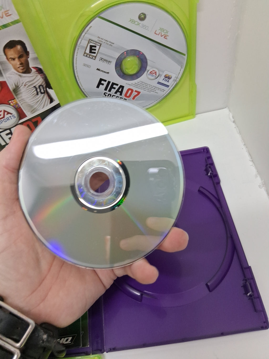 Xbox 360 Lot Of 5 Games, NFL MADDEN 08, 16, 25, Fifa 07 Soccer, The Biggest...