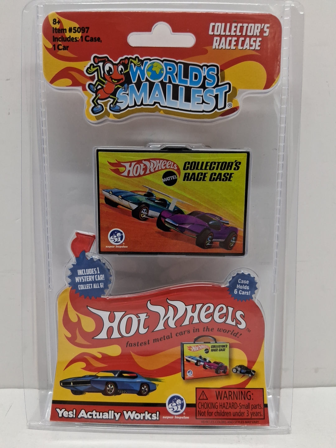 World's Smallest Collector's Race Case Hot Wheels w/ Mystery Car