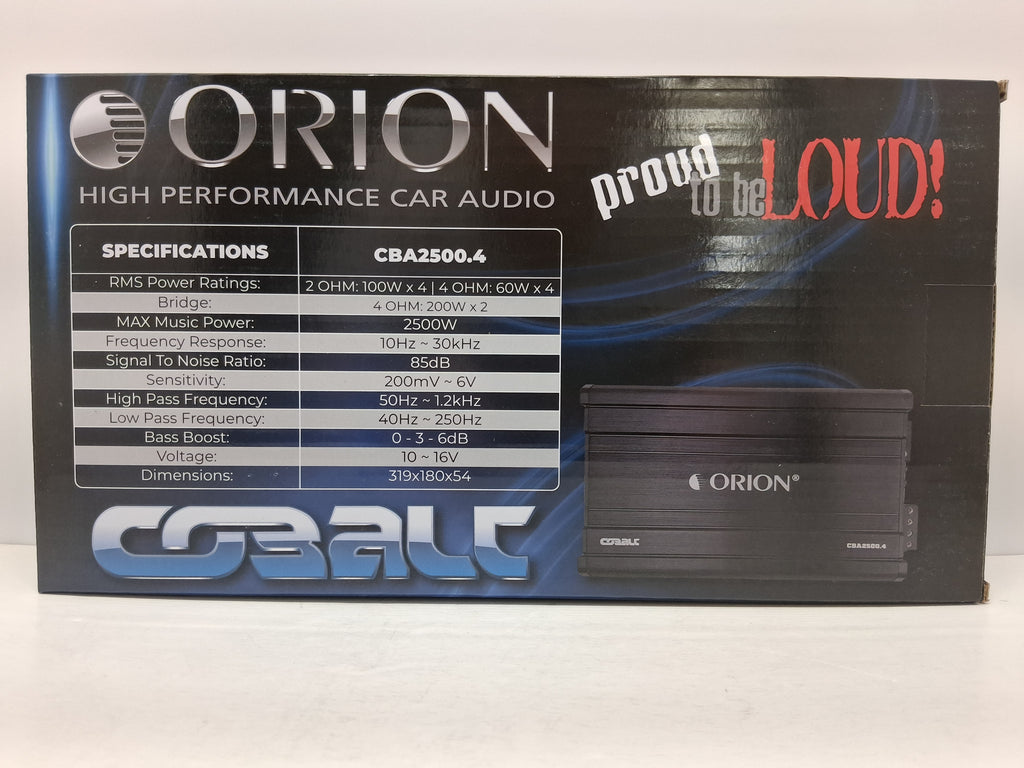 Orion Cba 2500.4 Amplifier