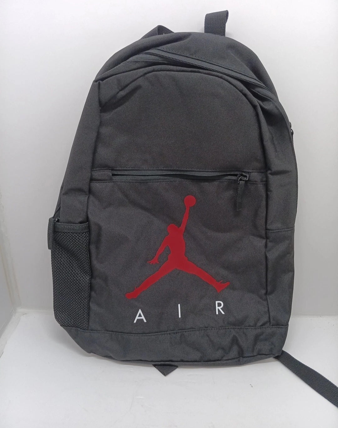 Nike Air Jordan Backpack Black/Red White Logo with Bottle Bag Brand New W/ Tags