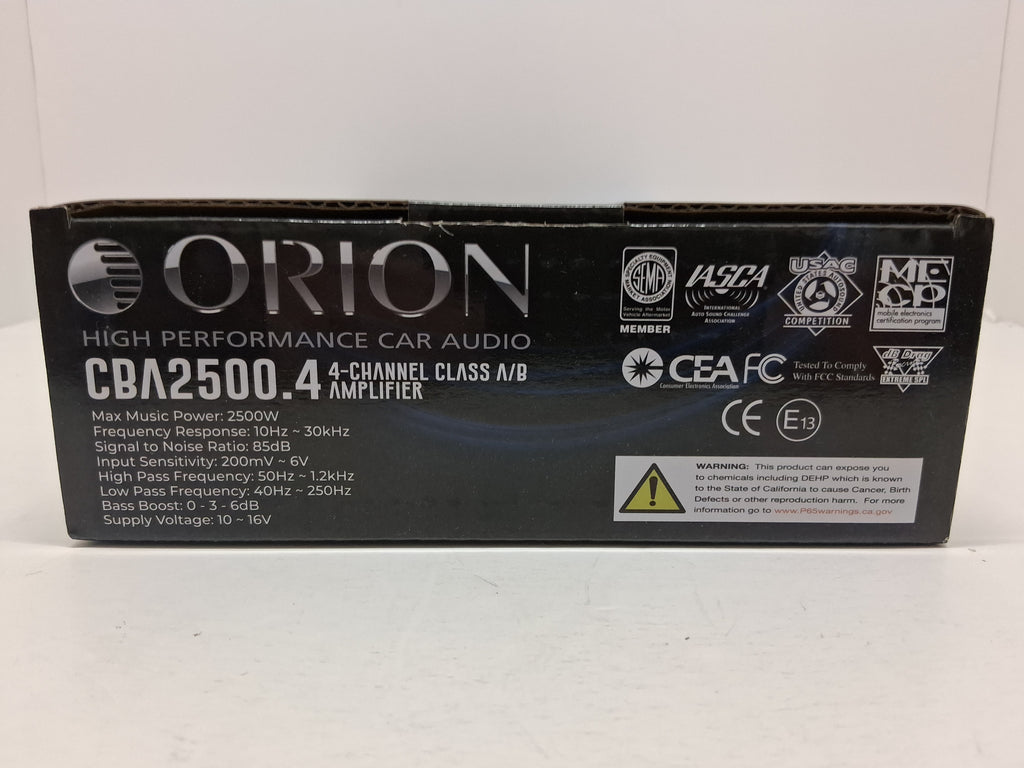 Orion Cba 2500.4 Amplifier