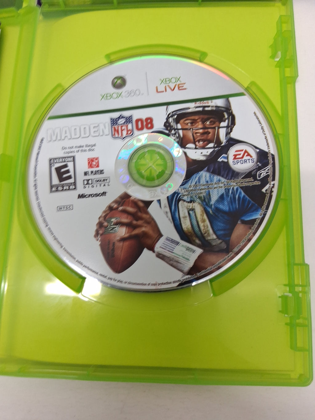 Xbox 360 Lot Of 5 Games, NFL MADDEN 08, 16, 25, Fifa 07 Soccer, The Biggest...