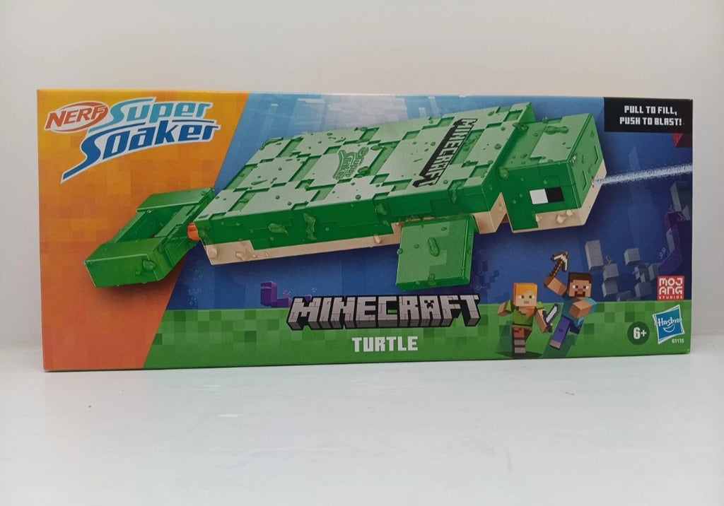 Perfect Minecraft Turtle Super Water Blaster Brand New Sealed