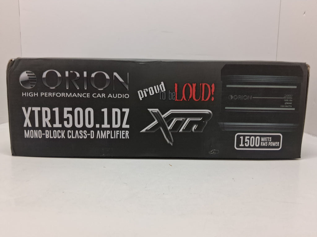 Orion Xtr1500.1dz XTR Amplifier D Class 1 Ohm 6000w Car Audio Amp