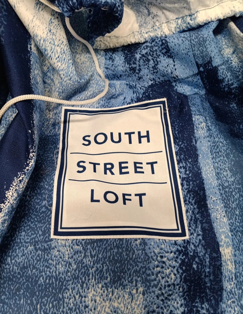 Blue White South Street Loft Comforter Bed Set
