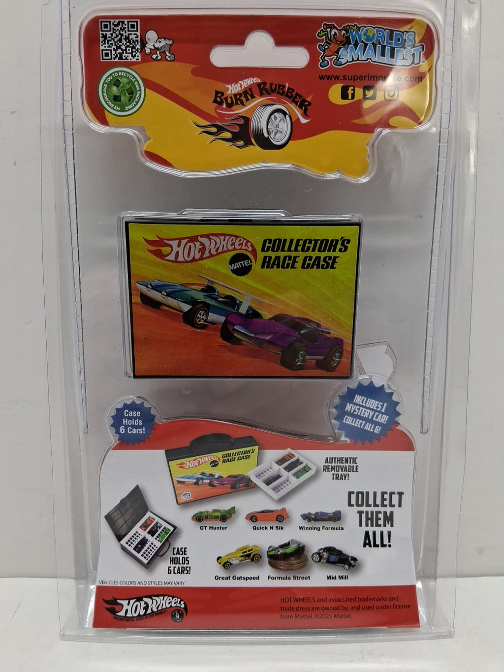 World's Smallest Collector's Race Case Hot Wheels w/ Mystery Car