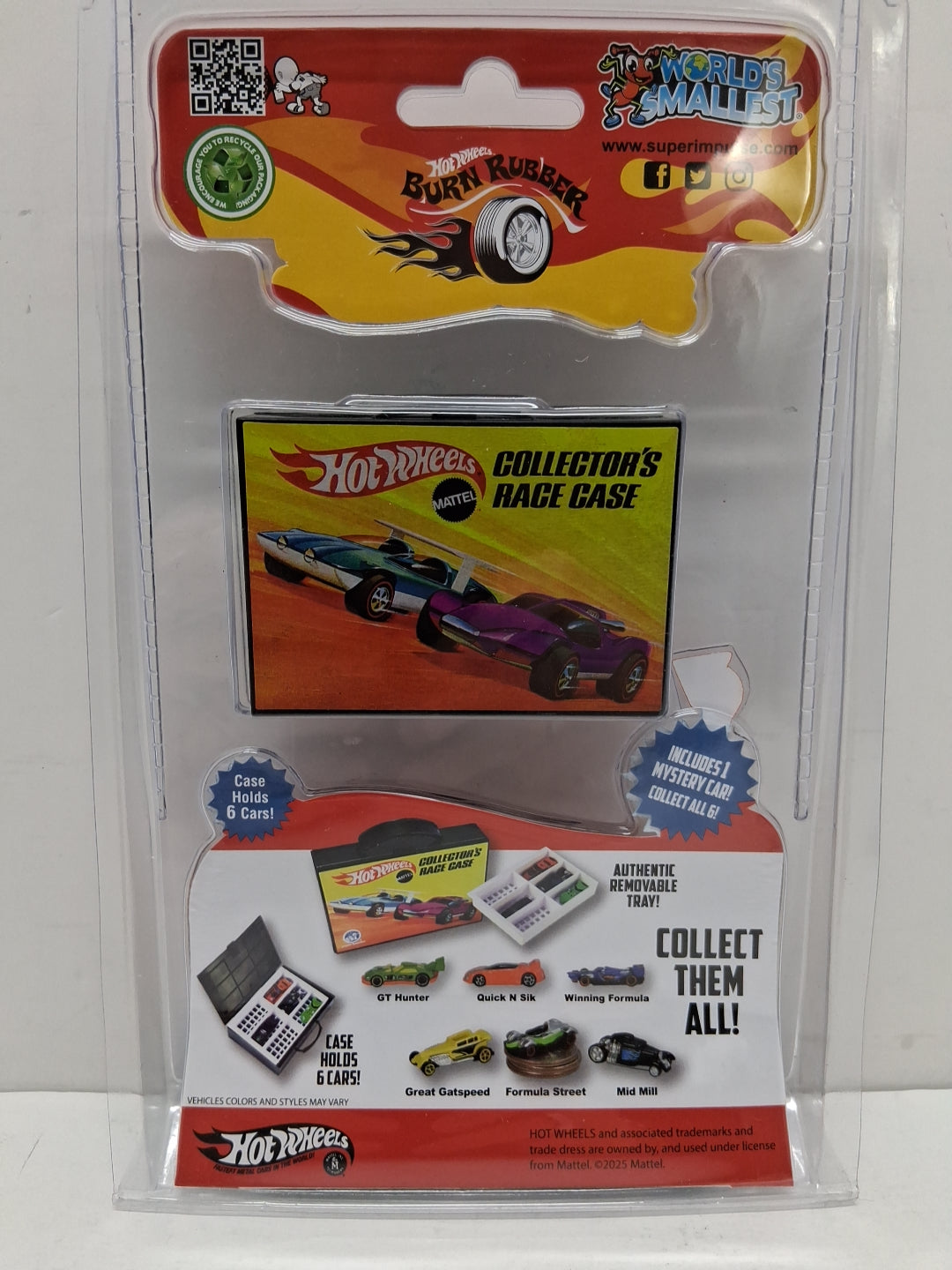World's Smallest Collector's Race Case Hot Wheels w/ Mystery Car