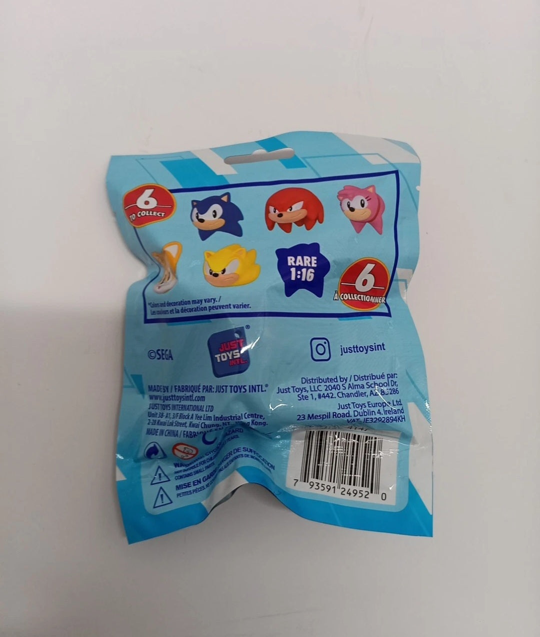 Squishme Plush Sonic The Hedgehog