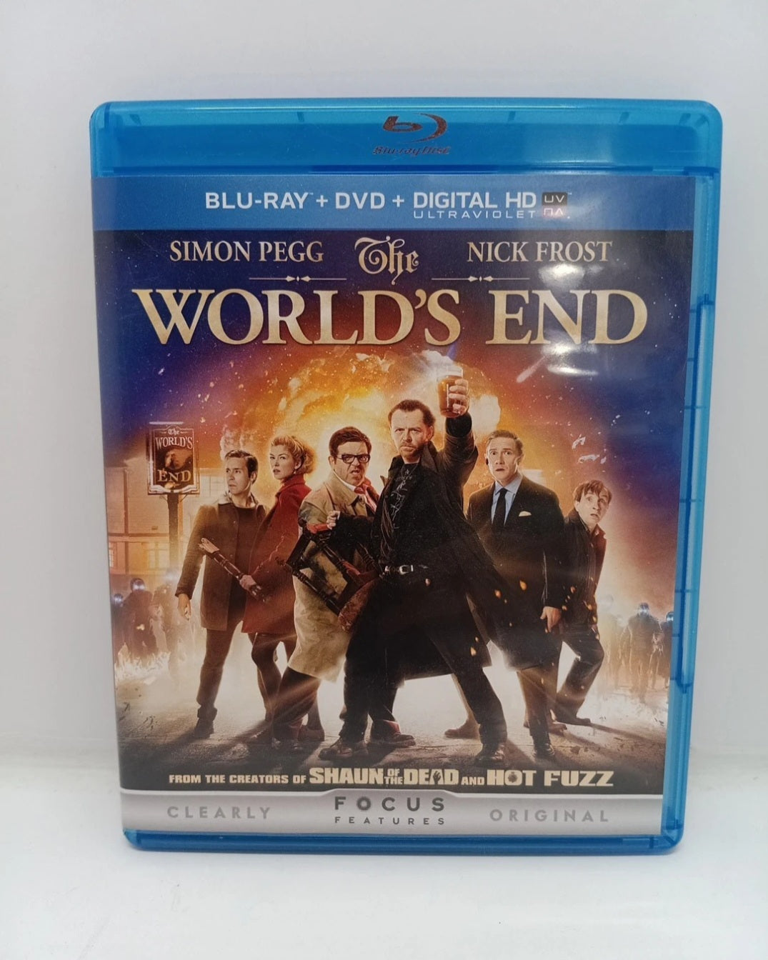 The World's End Blu-ray DVD Combo Featuring Simon Pegg Nick Frost
