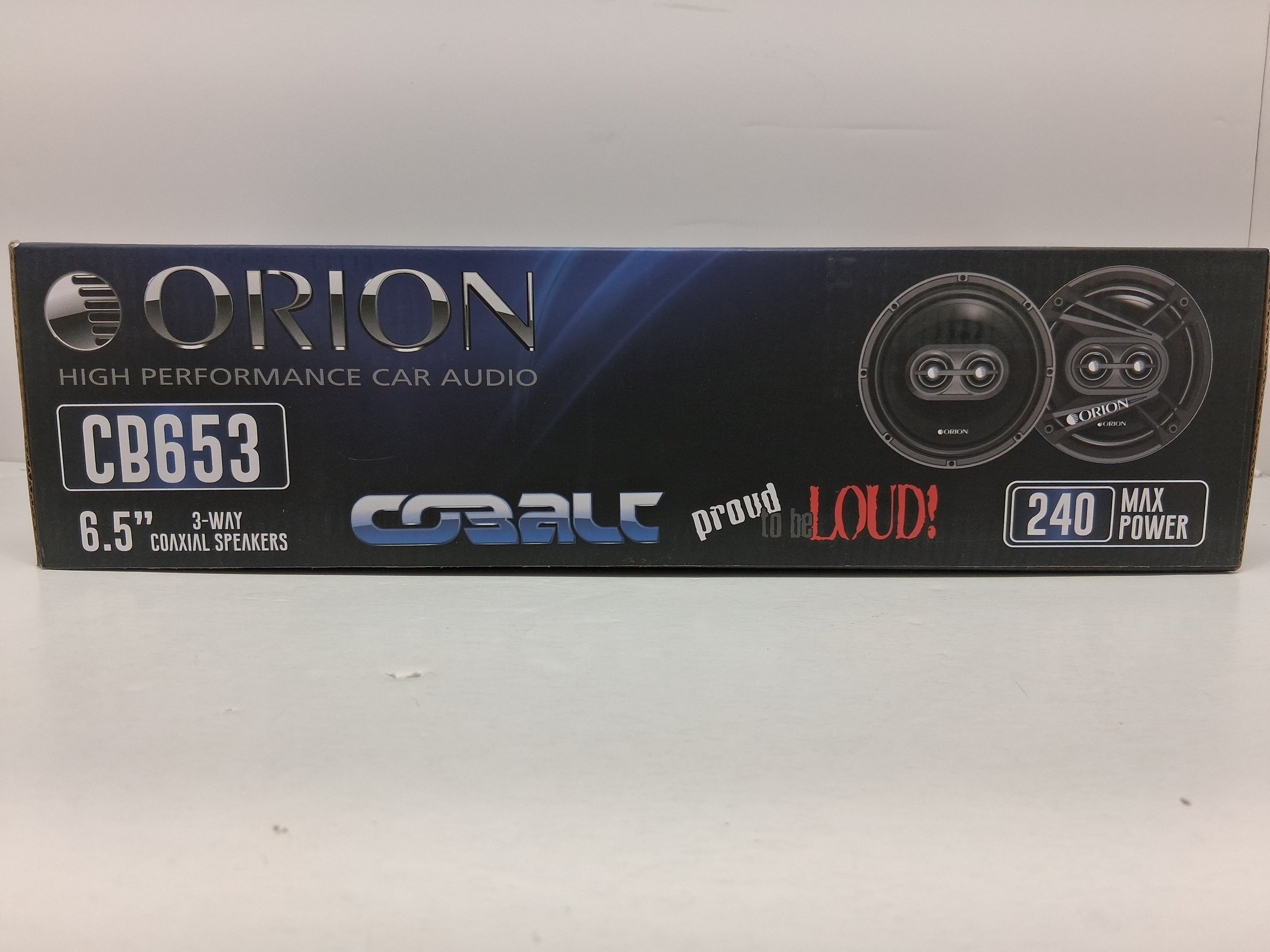 Orion CB653 3 Way 6.5 Inch Car Speakers 240W Peak 4 Ohm
