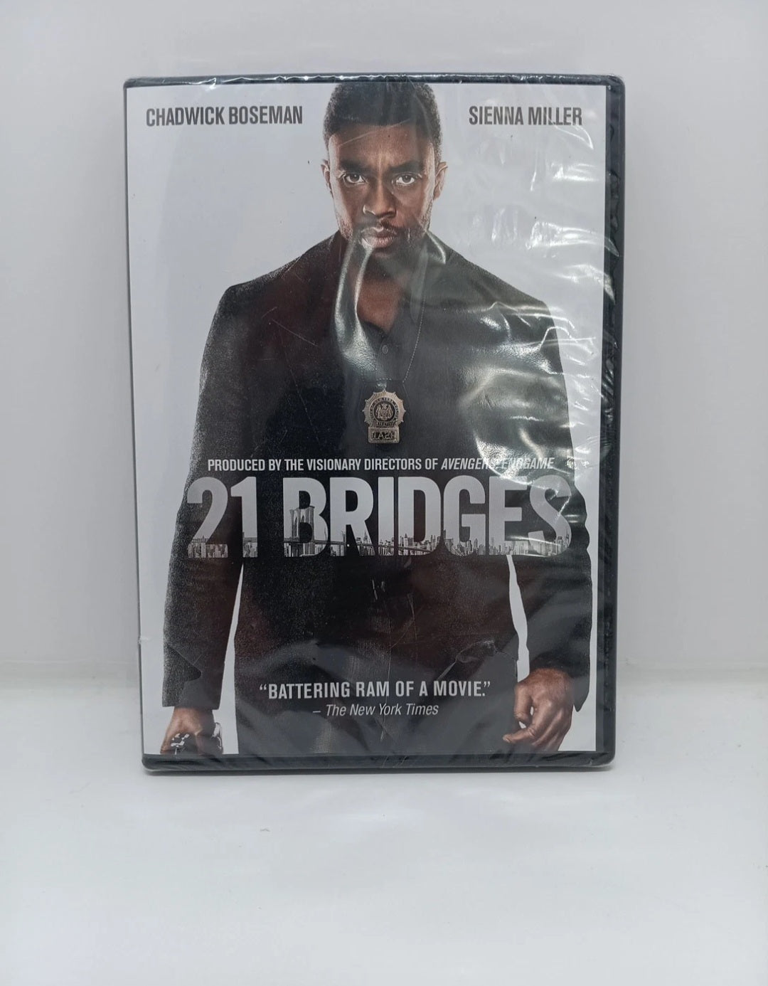 21 Bridges (DVD, 2019) Chadwick Boseman, Sienna Miller - Brand New, Sealed!