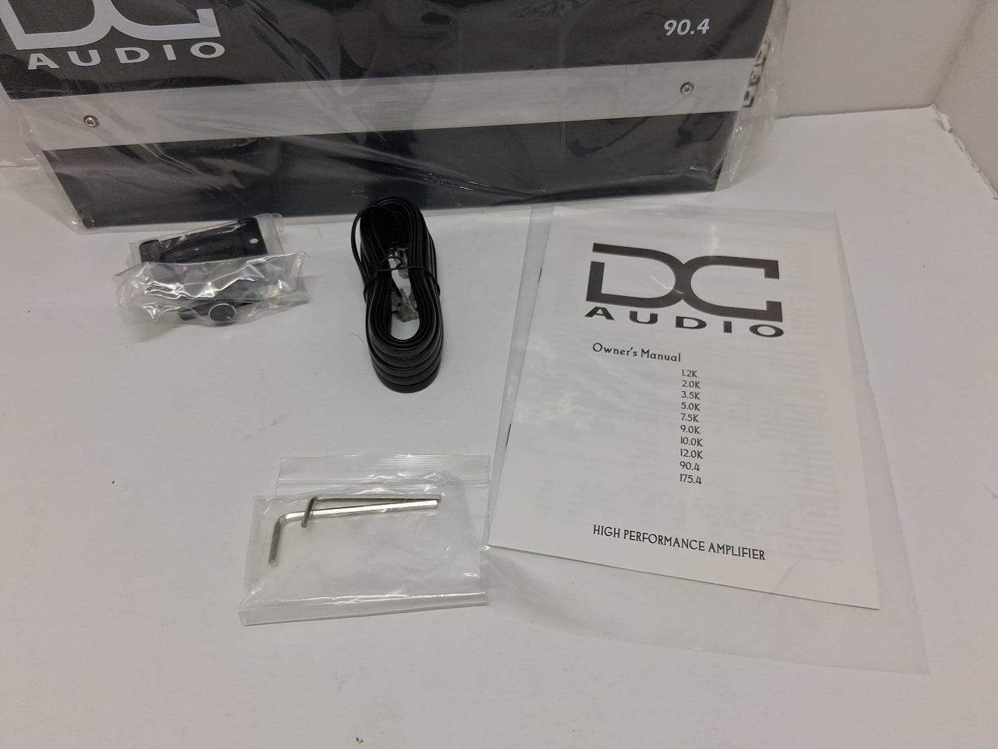 DC AUDIO 90.4 4-CHANNEL 130W X 4 RMS COMPONENT SPEAKERS TWEETERS AMPLIFIER NEW