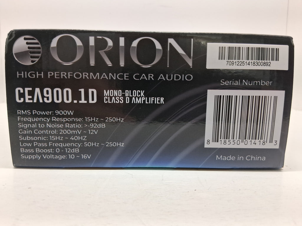 Orion Cobalt Elite CEA-900.1D Amplifier