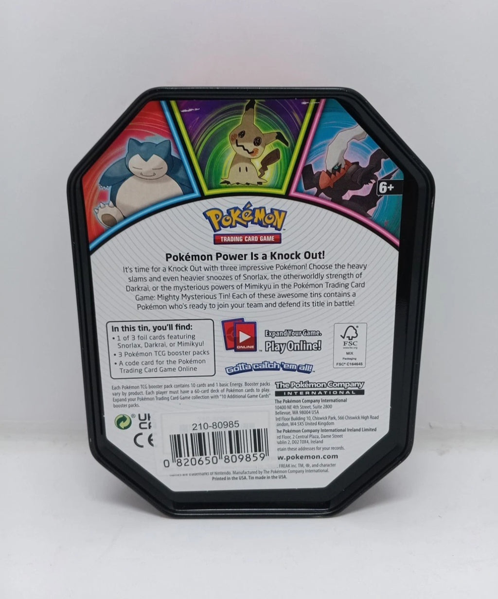 Pokémon Trading Card Game Tin Only No Cards