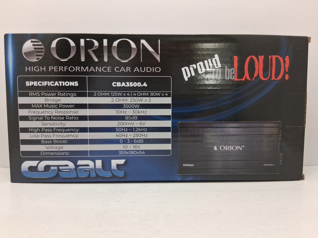 Orion Cobalt CBA 3500.4 Amplifier