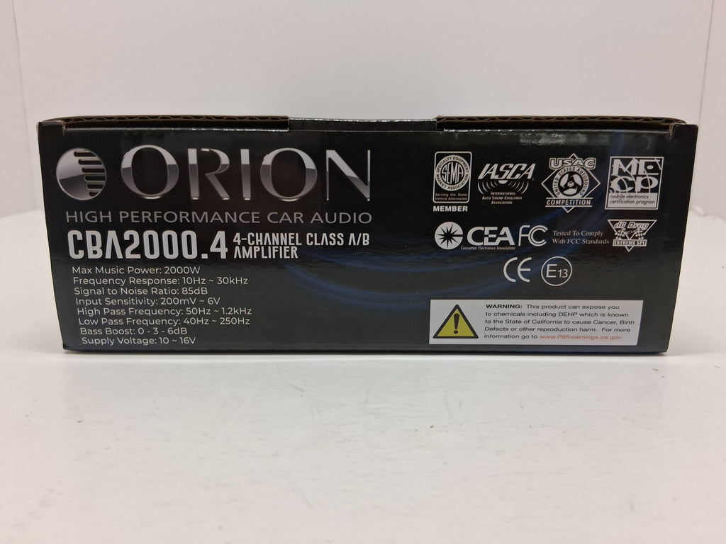 Orion Cobalt 2000.4 Amplifier Brand New