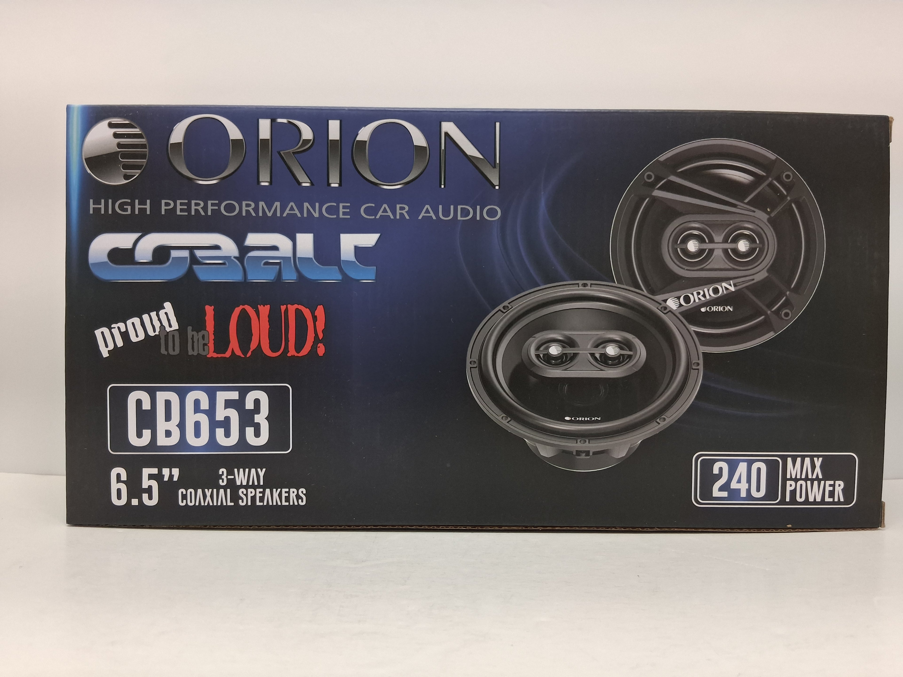 Orion CB653 3 Way 6.5 Inch Car Speakers 240W Peak 4 Ohm