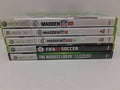 Xbox 360 Lot Of 5 Games, NFL MADDEN 08, 16, 25, Fifa 07 Soccer, The Biggest...