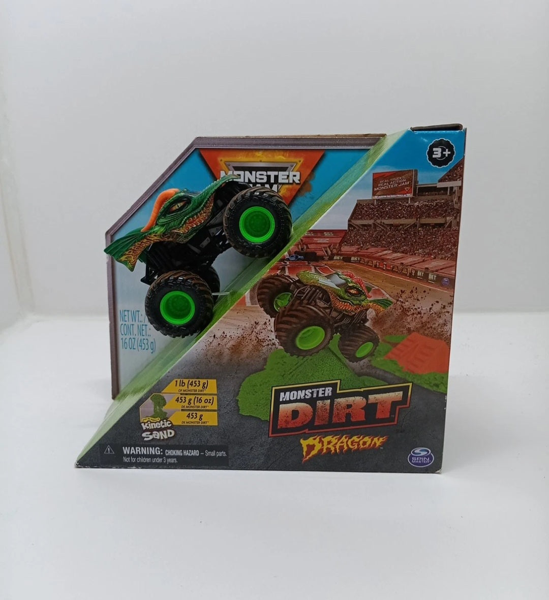 2019 Spin Master Monster Jam Megalodon Truck Monster Dirt Starter Set Ship