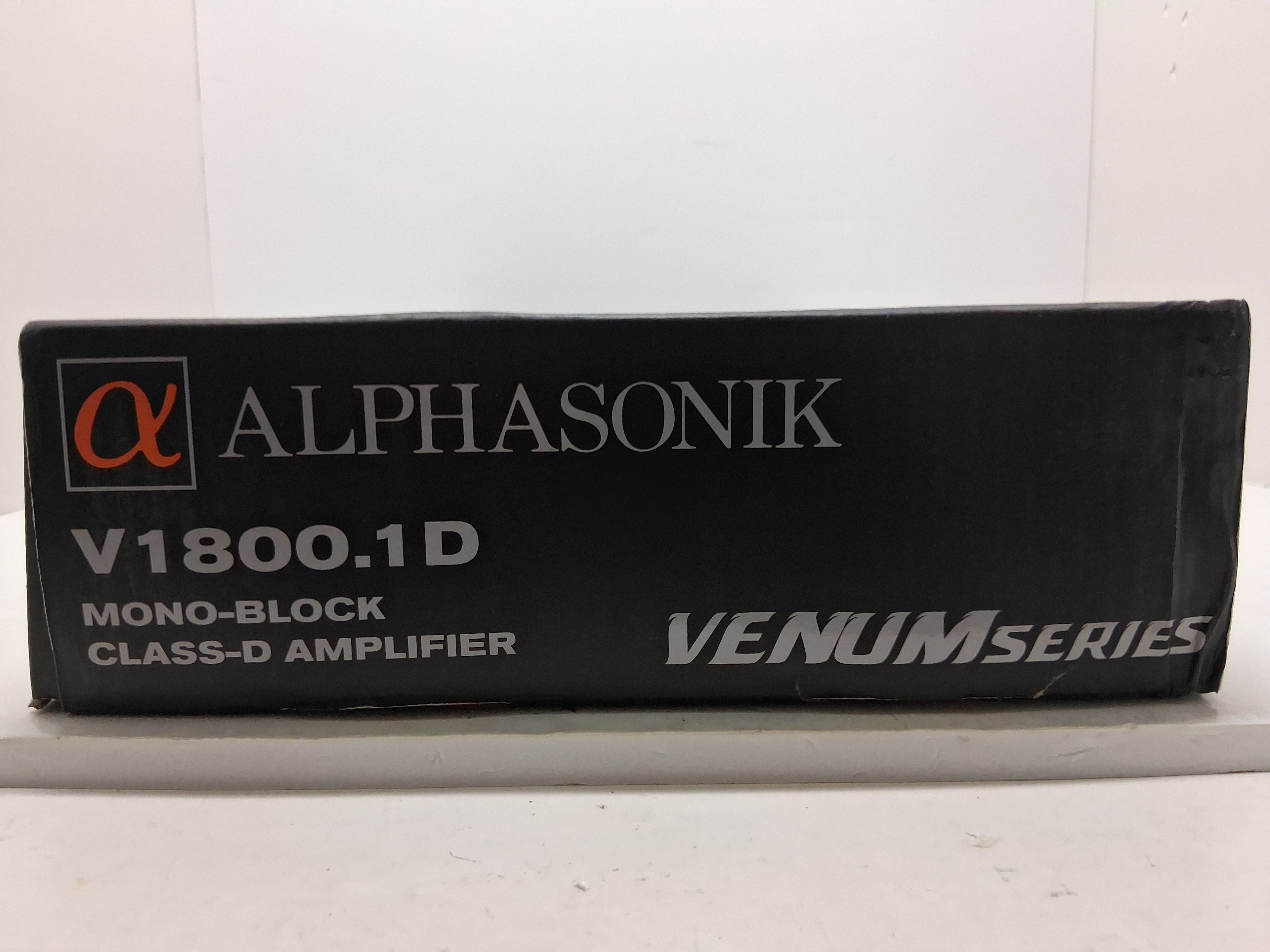 Alphasonik V1800.1D Venum Series Mono Car Audio Amplifier 3600W RMS V1800.1D