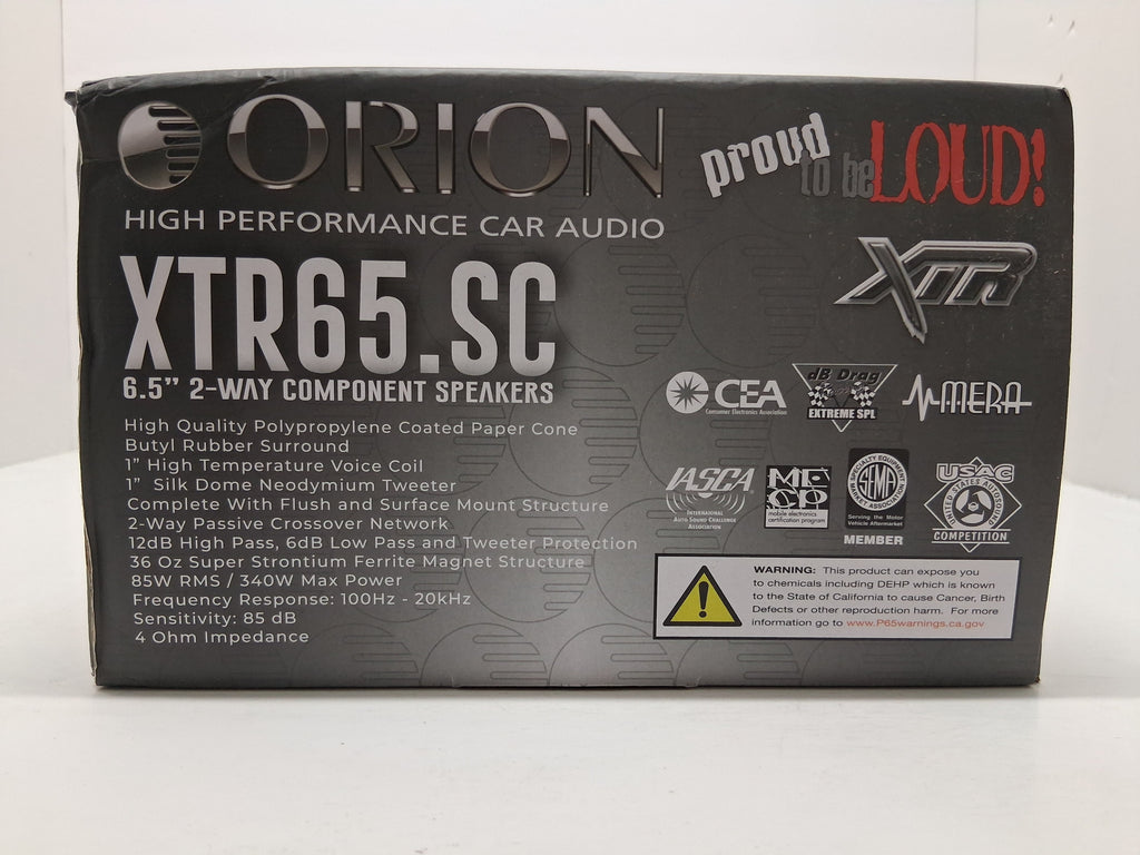 Orion XTR65.SC  Component Set