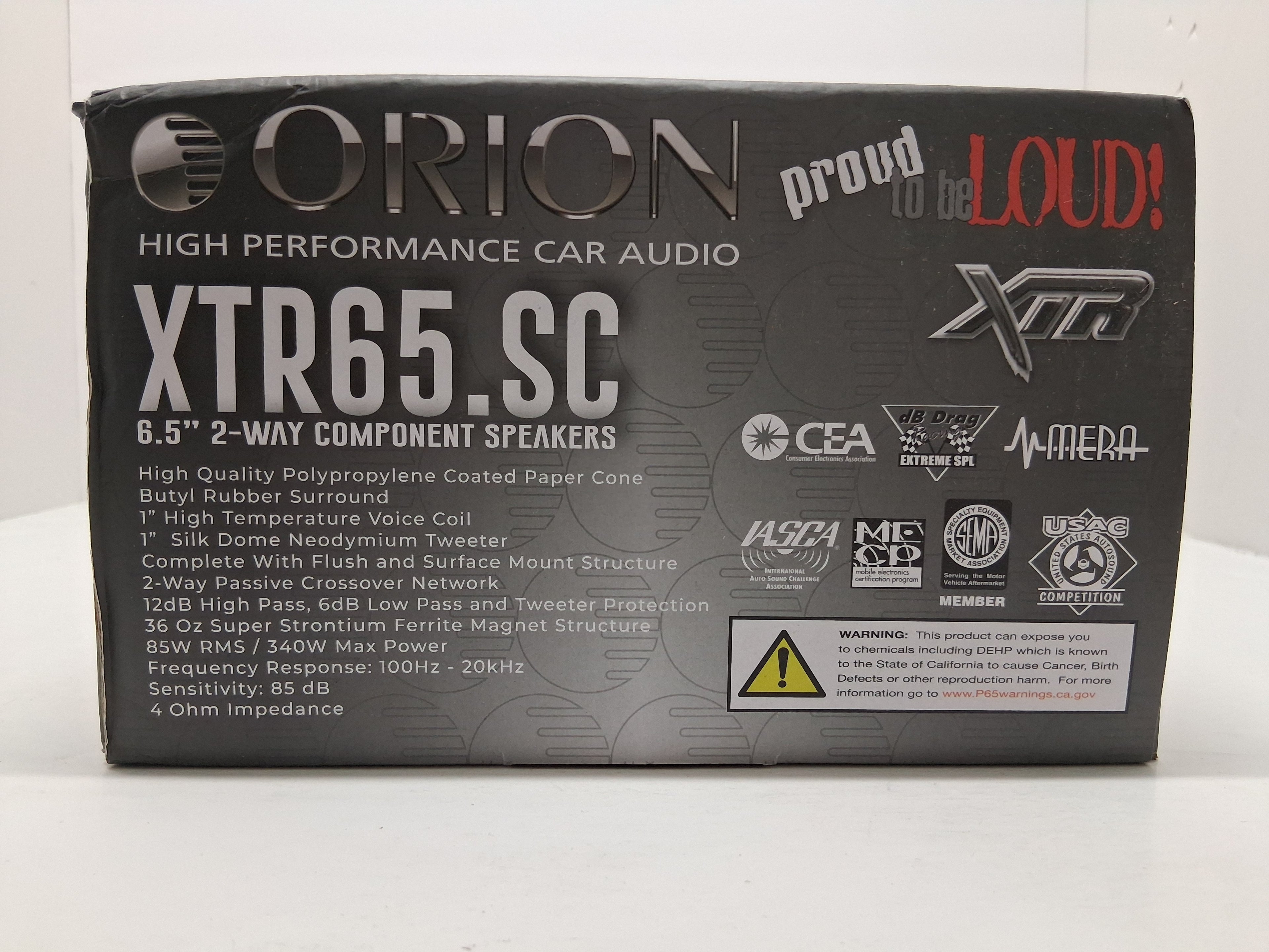 Orion XTR65.SC  Component Set