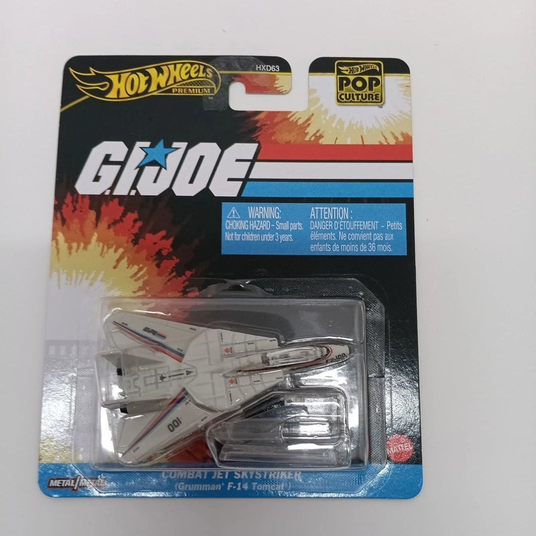 Hot Wheels Premium Pop Culture GI Joe Combat Jet Skystriker Grumman F-14 Tomcat