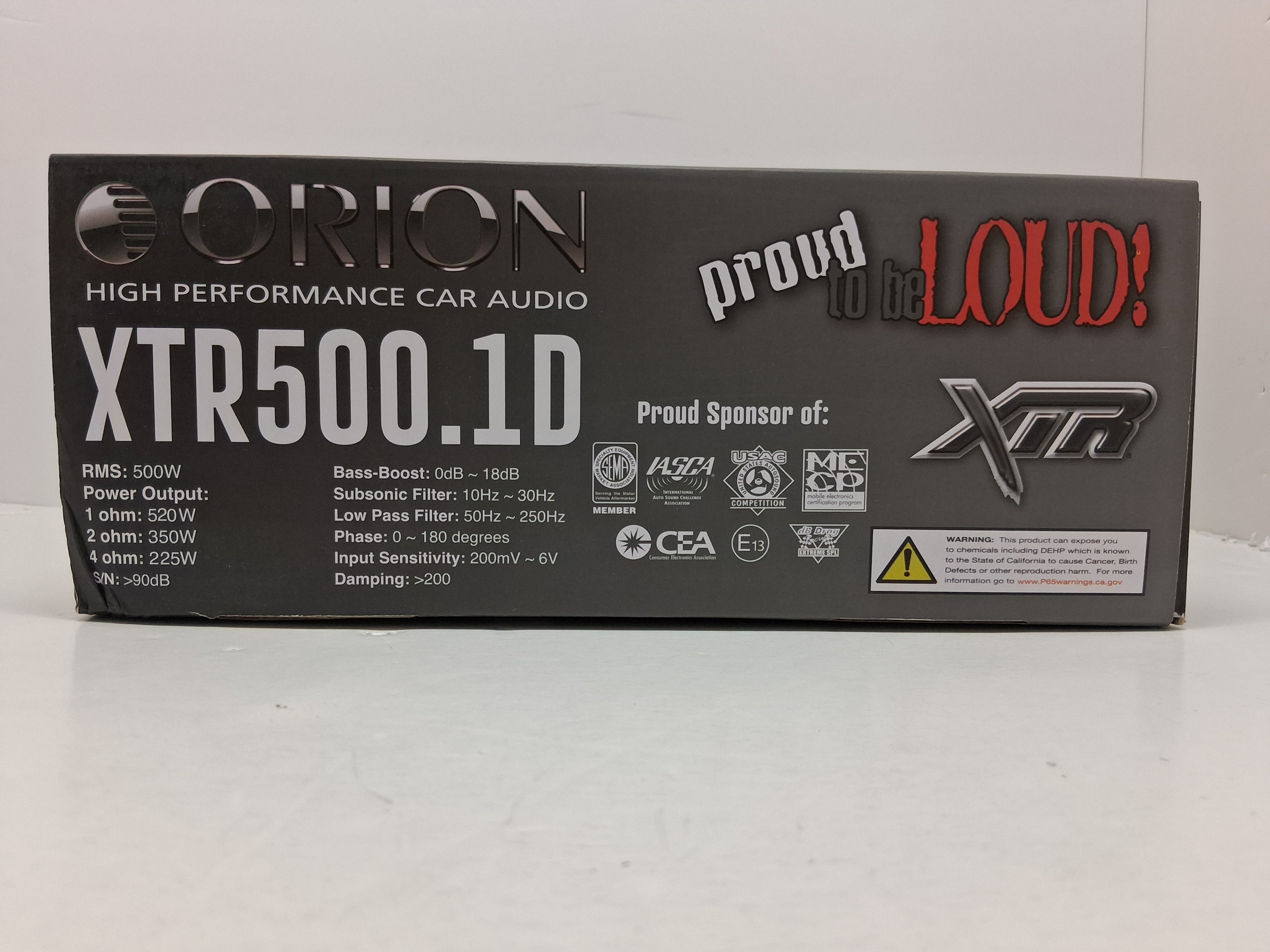 Orion XTR 500.1D Mono Amplifier