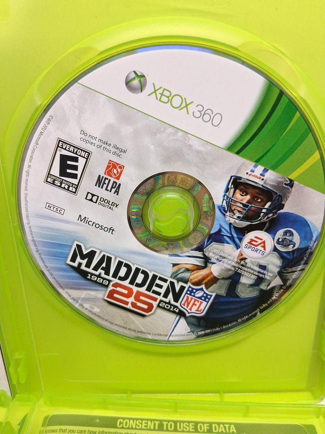 Xbox 360 Lot Of 5 Games, NFL MADDEN 08, 16, 25, Fifa 07 Soccer, The Biggest...