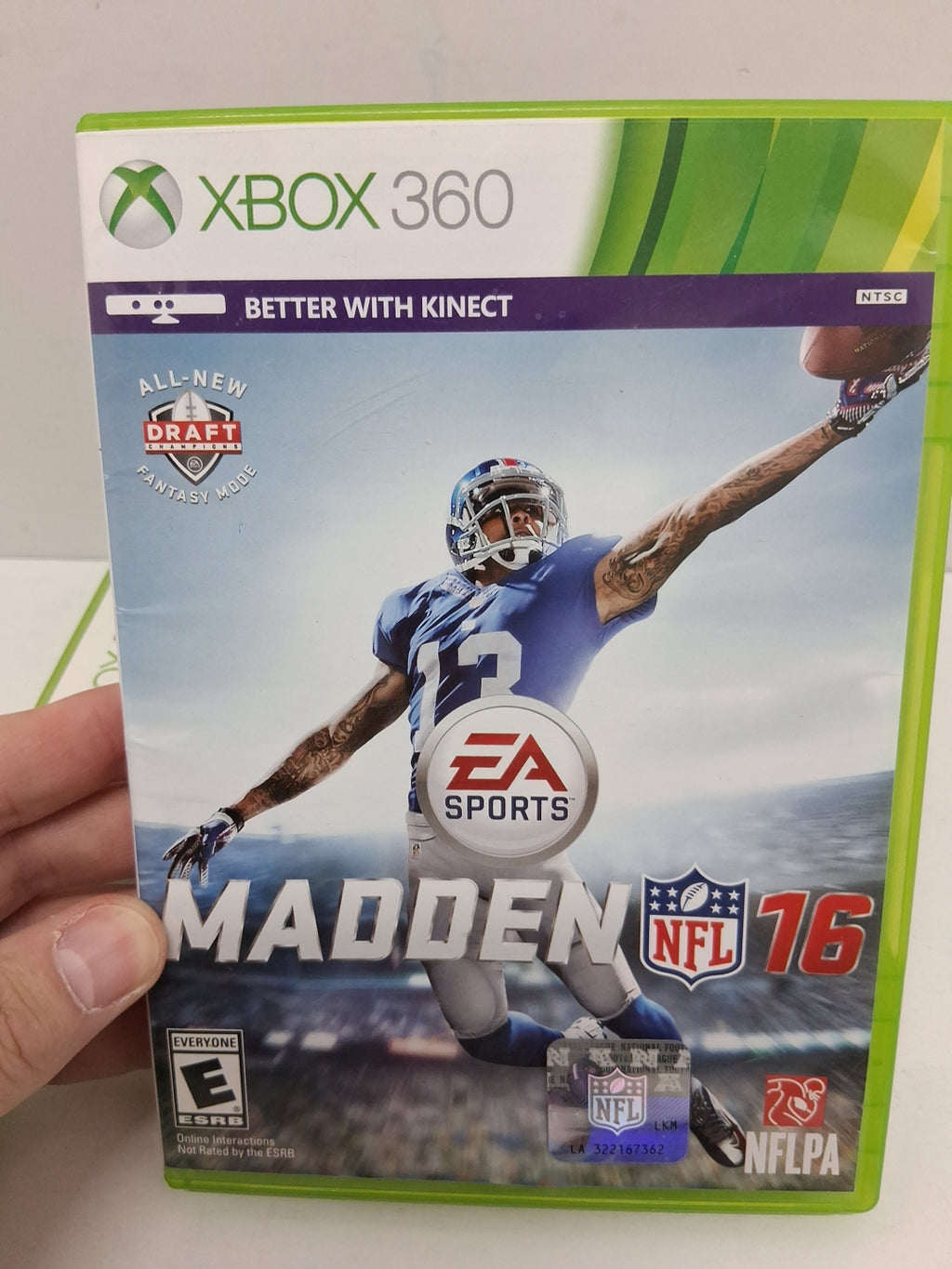 Xbox 360 Lot Of 5 Games, NFL MADDEN 08, 16, 25, Fifa 07 Soccer, The Biggest...